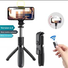 Selfie Stick With LED Light Mini Tripod Stand