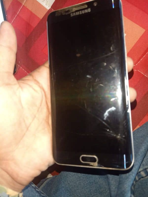 samsung s6 edge plus glass crack 4gb ram 1