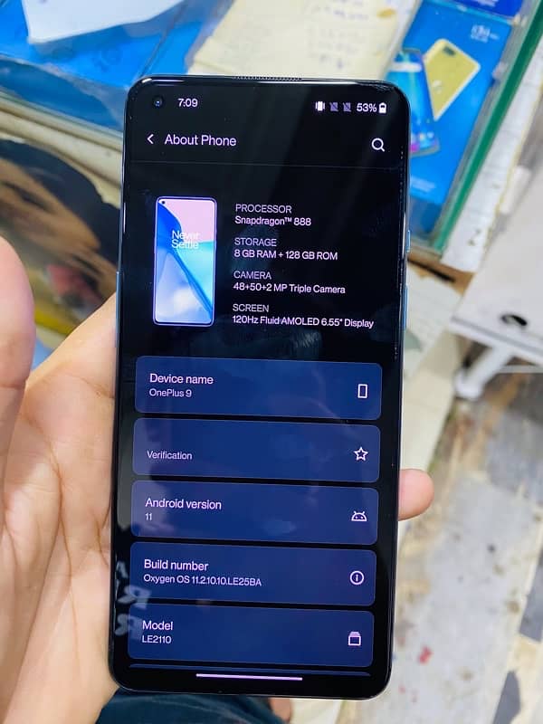 ONEPLUS 9 8/128 DUAL SIM APROVED URGENT SALE 7