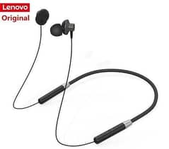 Lenovo Neckband, Black Bluetooth Neckband