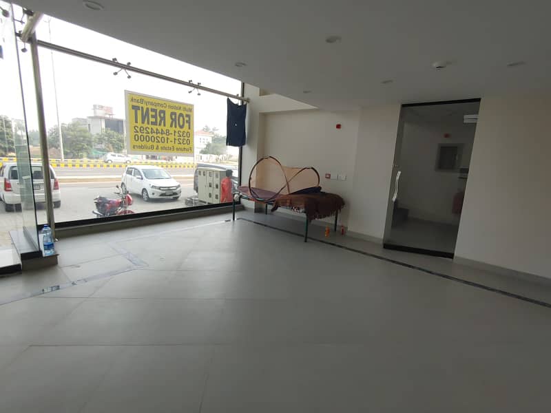 DHA Phase 6 Brand new 4 Marla Commercial Ground+Mezzanine+Basement Is Available for rent on prime location. 5