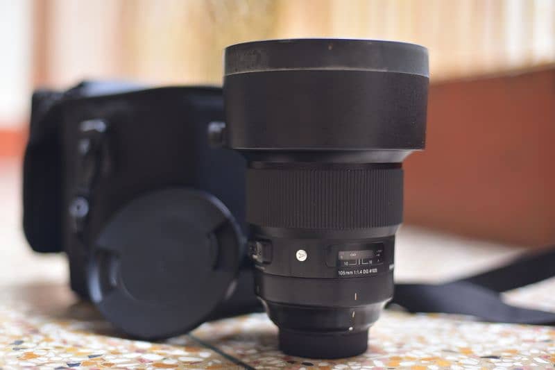 sigma 105mm f1.4 nikon mount lens for sale 1