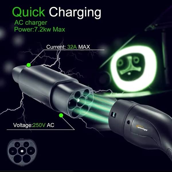 TESLA NACS TO TYPE2 ADAPTER EV CHARGER 1