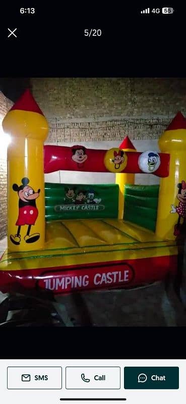 jumping castle slide har kisim ki available WhatsApp 03002411310 11