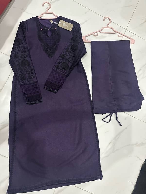 2pc raw silk suit 4