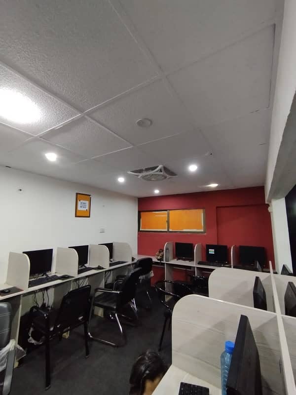 1100 Sq Ft Commercial Office For Rent Gulshan e Iqbal Main University Road 5