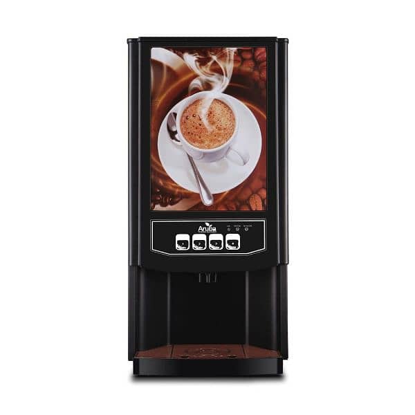 coffee and tea fully automatic vending machines along with premix 4