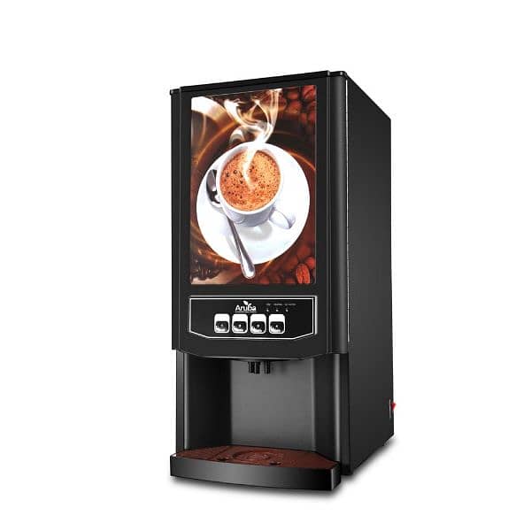 coffee and tea fully automatic vending machines along with premix 5