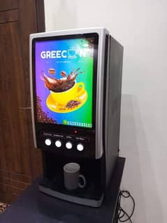 coffee and tea fully automatic vending machines along with premix