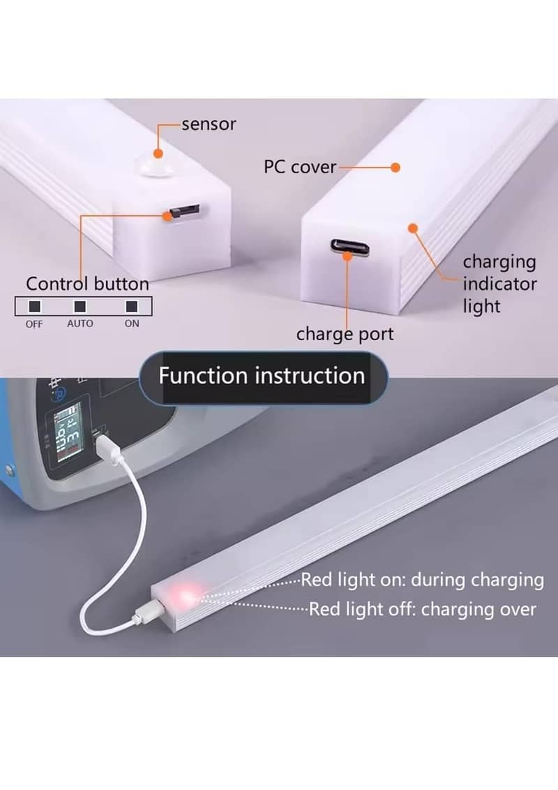 Under Cabinet Lighting Motion Sensor Closet Lights USB Rechargeable 13