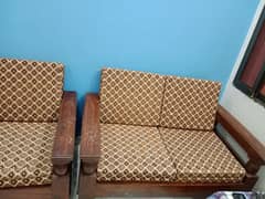 wooden sofa set 7 seater