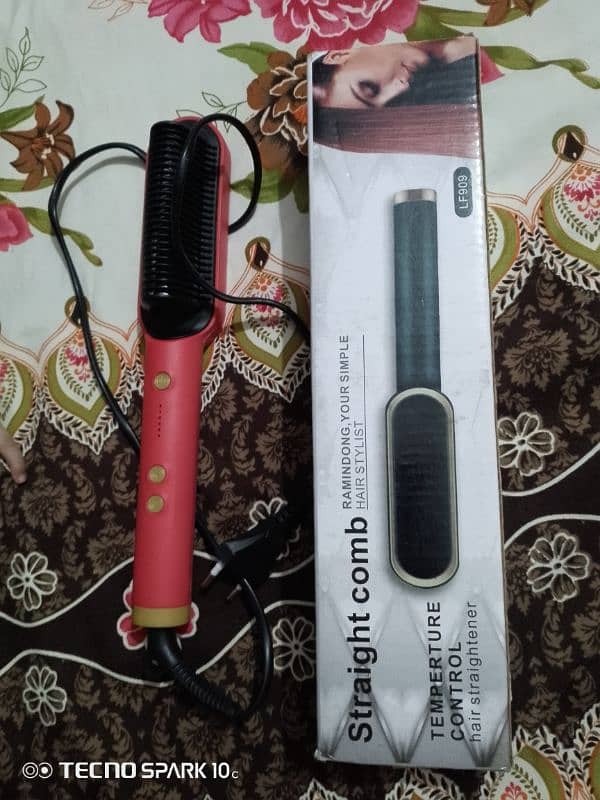 Hair comb straightner 3