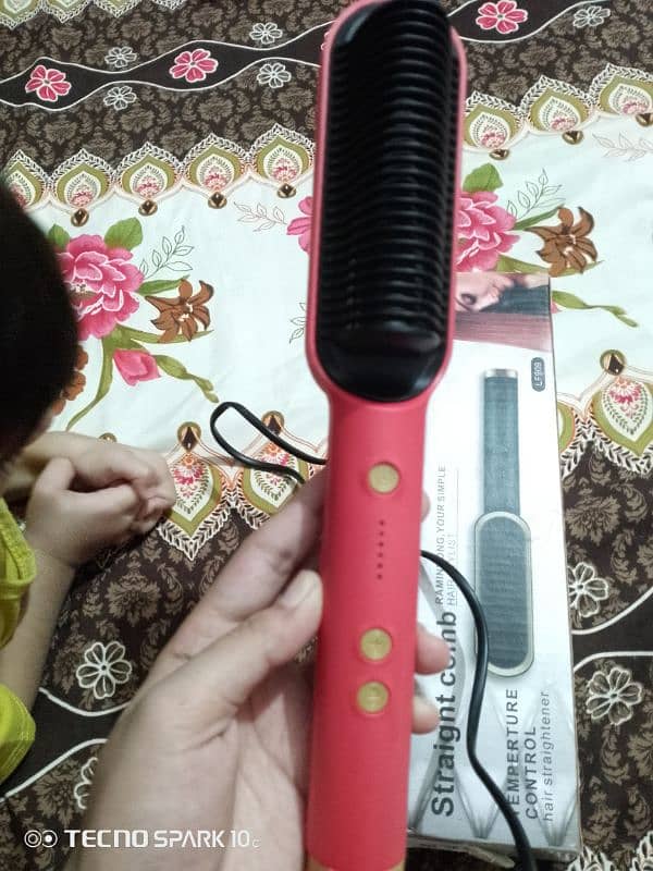 Hair comb straightner 5