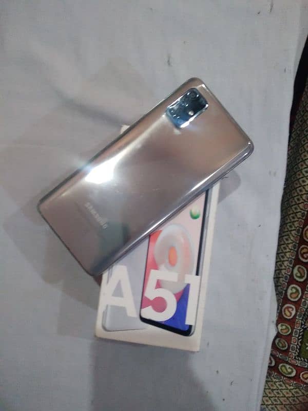 SAMSUNG A51 Mobile 6/128 Gb storage with Box no open no repair all ok 2