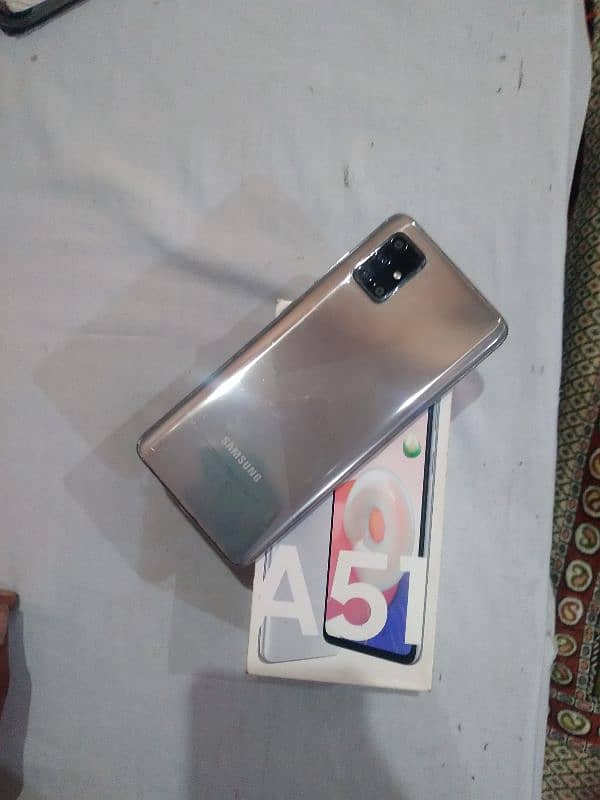 SAMSUNG A51 Mobile 6/128 Gb storage with Box no open no repair all ok 3