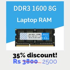 8GB LAPTOP RAM available cheap price