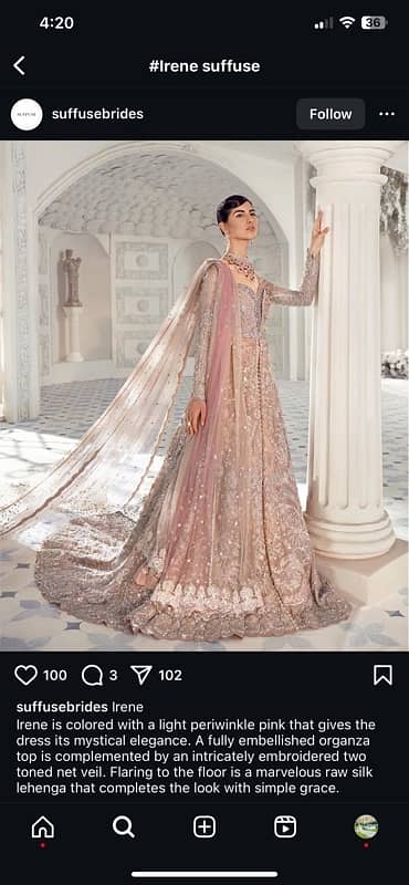 Suffuse Irene/bridal dress/Walima bridal dress 0