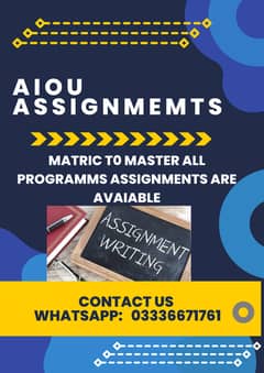 aiou assignment