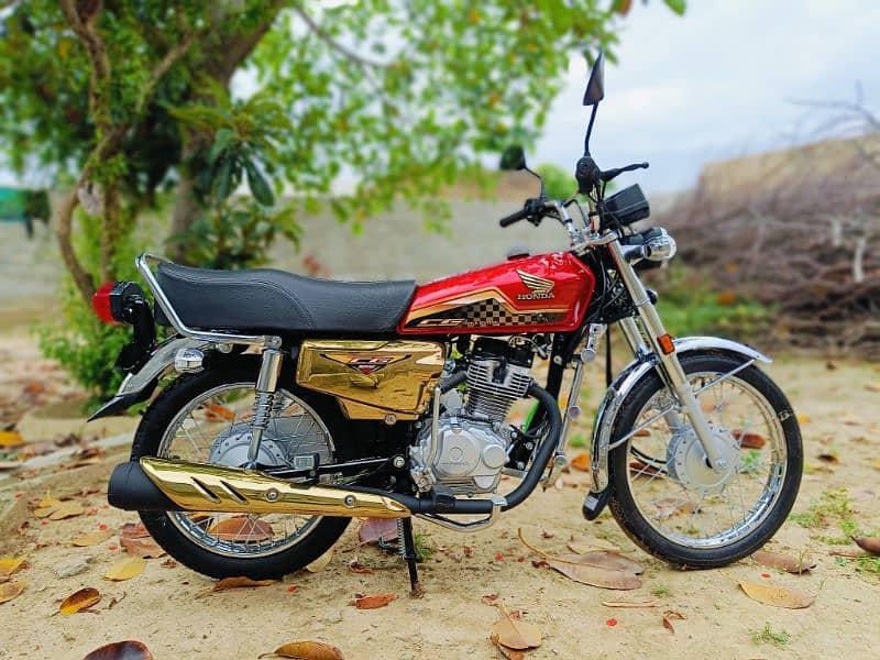 honda cg 125 special edition gold 3