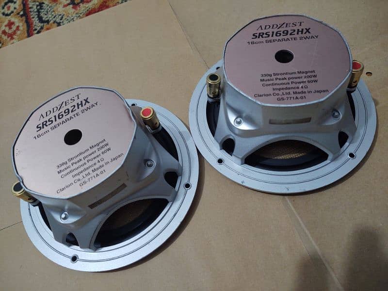 Original imported branded Geniune Japan Addzest Door Component Speaker 8