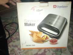 dawlance sandwich maker DWSM-7900 Like New Condition