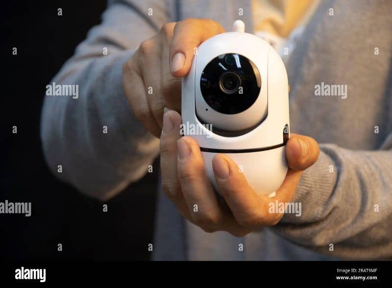 White IP cameras, very popular for security purposes. 1