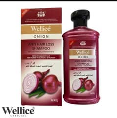 wellice anti hair loss onion shampoo