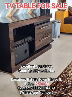 TV Console table for sale