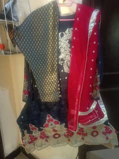 fancy stitched Frock for Girls