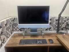 New iMac | Blue Color | M3 Chip | 4 Thunderbolt Ports