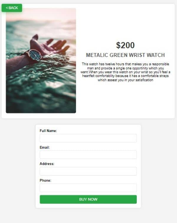 New Watch responsive website for sale 4