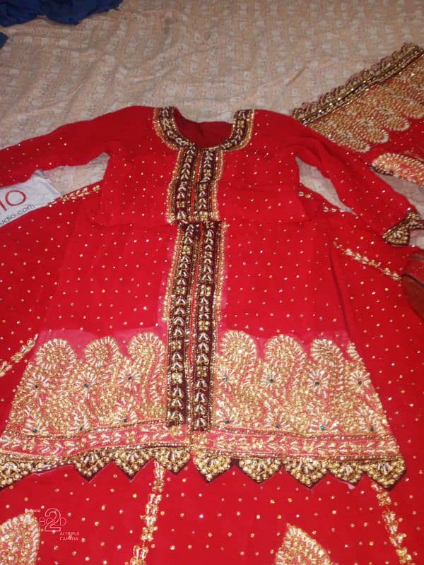 Bridal Dress with Red Heels Full New Condition 2