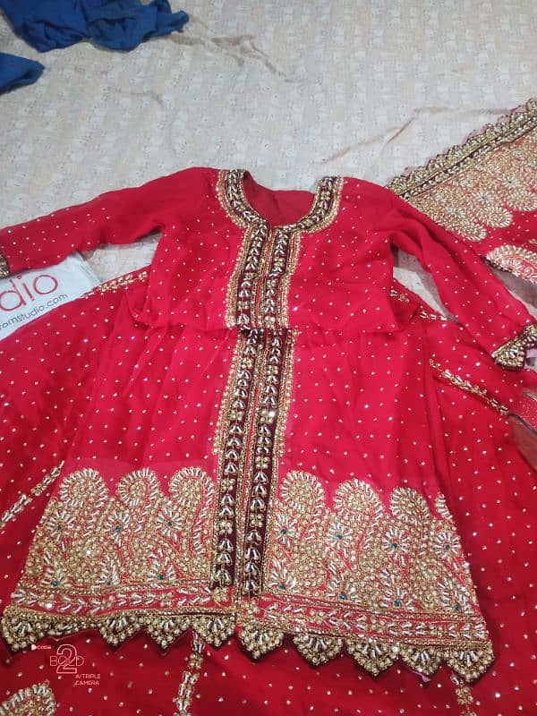 Bridal Dress with Red Heels Full New Condition 3