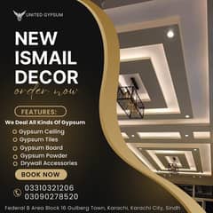 Ceiling /2 by 2 ceiling / Gypsum ceiling / Pvc ceiling /Roof ceiling 0