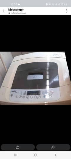 LG Fully automatic washing machine 12kg Model fuzzy logic wft-11c65ef