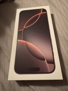 IPhone 16 Pro max 256 GB Desert titanium sealed non active