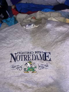 Notre dame university sweatshirt for men condition like new