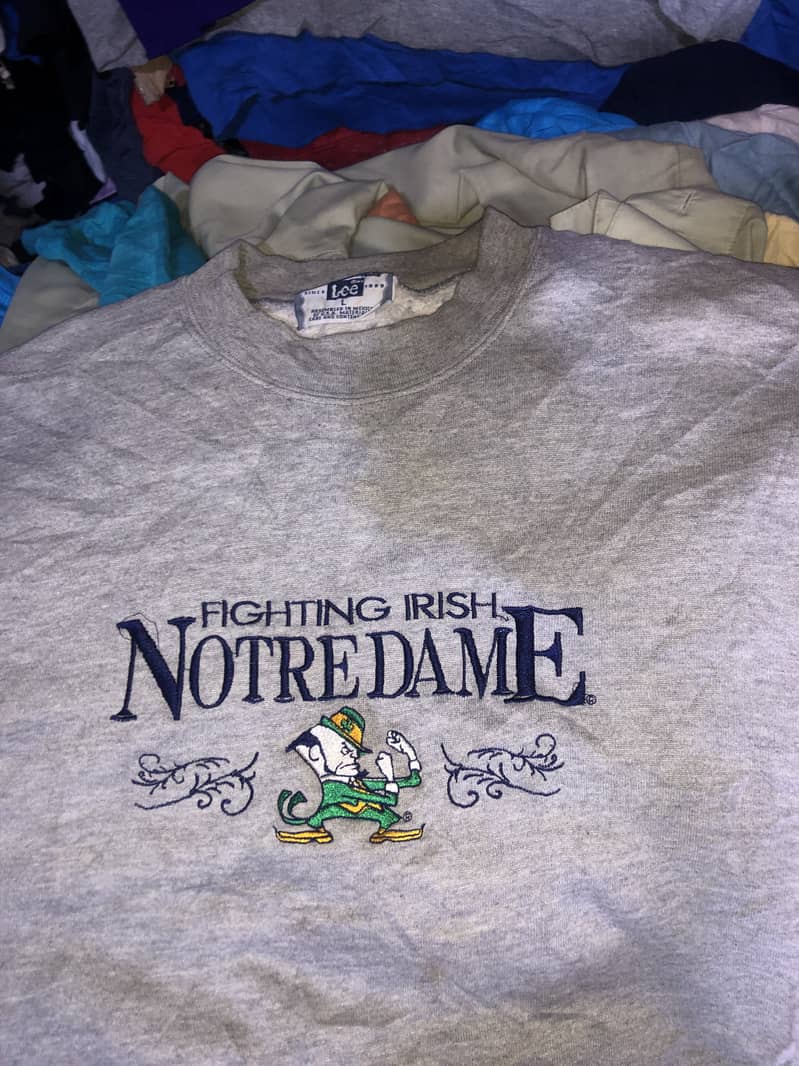 Notre dame university sweatshirt for men condition like new 0