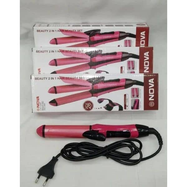 2 in 1 hair straightener allPakistandeliveryavailablewhatap03425739403 2