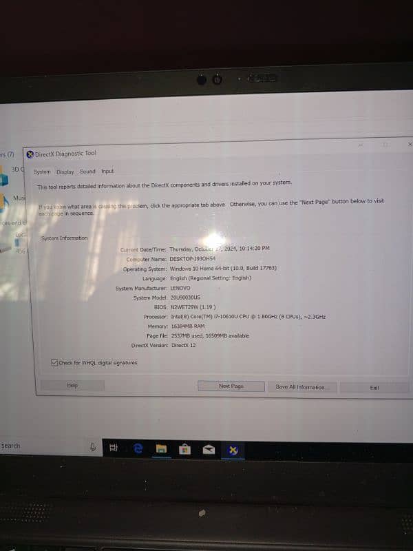 Lenovo X1 carbon 14inch 4k screen corei7 10thgen 16gbram 512gbnvme ssd 7