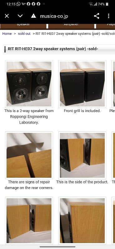 RIT High End bookshelf Speakers 12