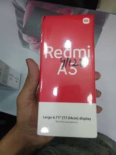 Redmi A3 Official PTA Approved box pack 1 year warranty