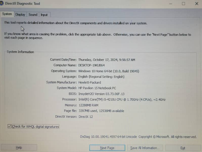 Hp Pavillion 15 Notebook Core-i5 4Gen 2