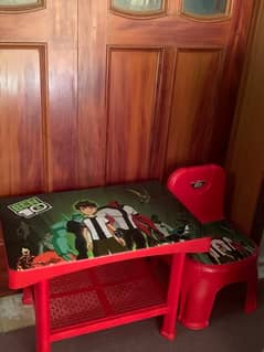 Kids table set with chair