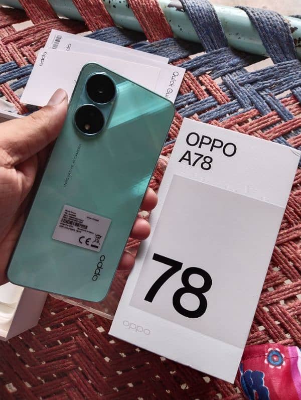 Oppo A78 Just Box Open condition 8+4/256 4