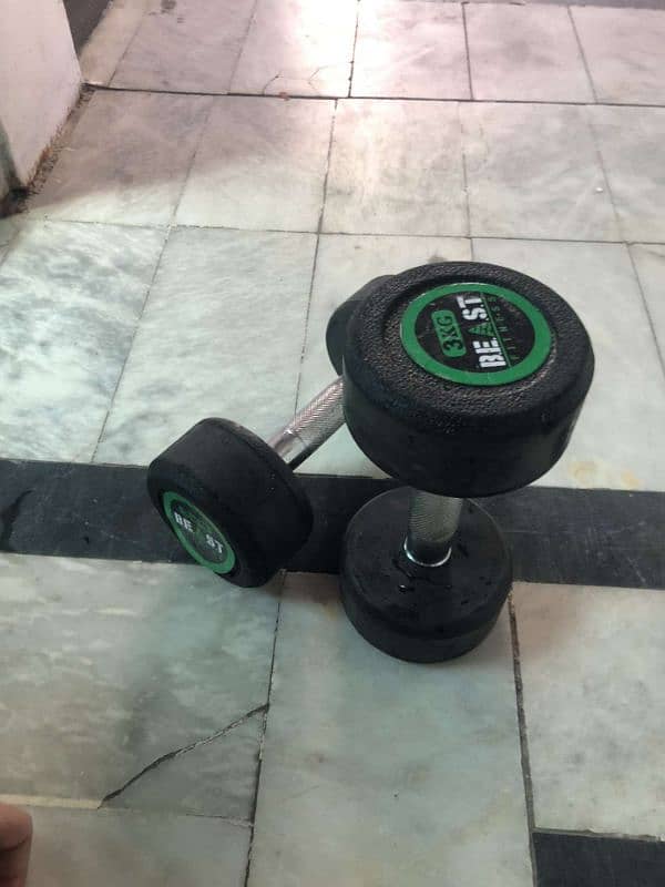 3 kg 3 kg 2dumbells 5