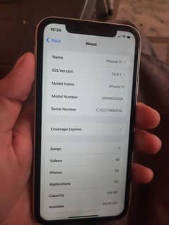 Iphone 11 Jv 128GB Sim time full non active