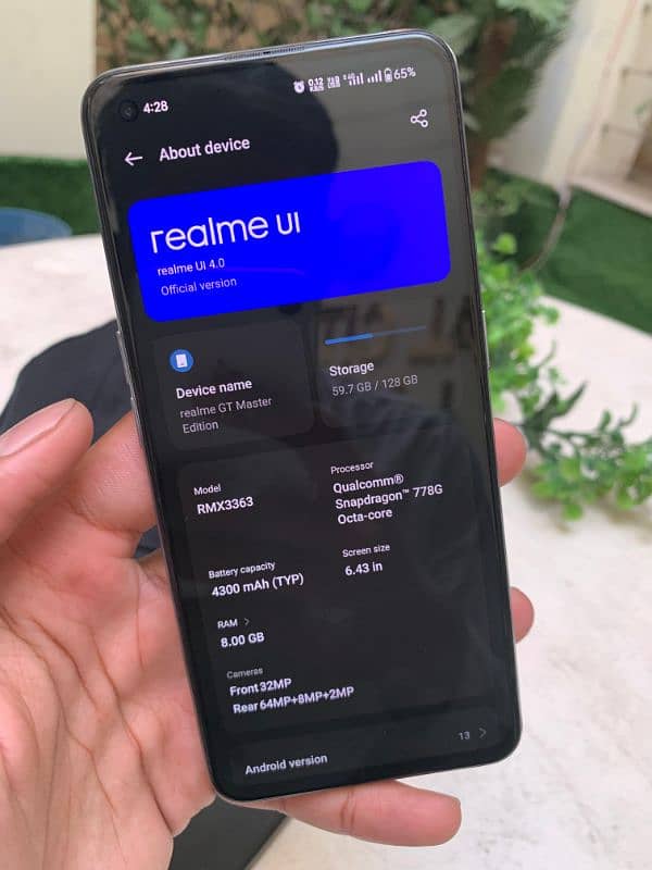 Realme GT Master Edition ( exchange or sale ) 8