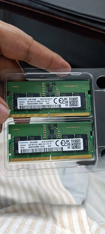 DDR5 4800MHZ Laptop Ram 16GB (2-8GB) Samsung 0