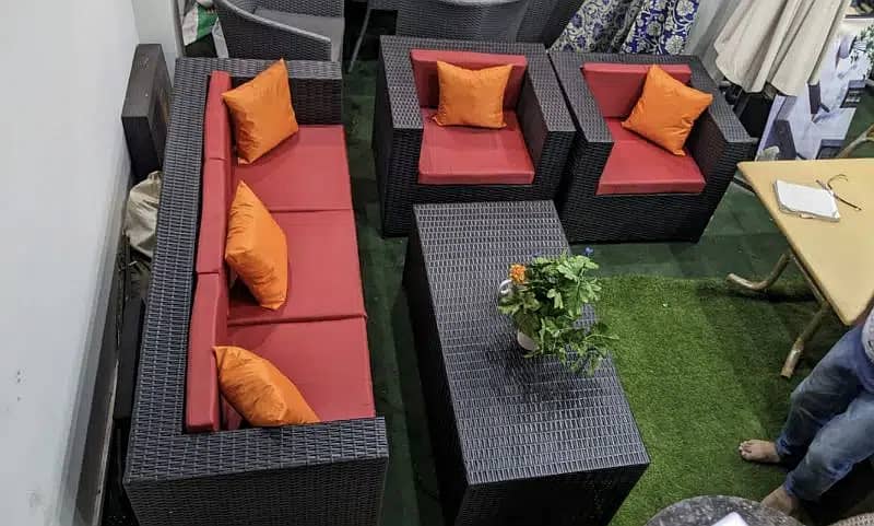 Garden , Lawn Outdoor Furniture, Sofa Set, Rattan Outdoor Patio seat 15